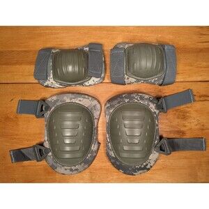 US MILITARY KNEE & ELBOW PADS COMPLETE SET MCGUIRE-NICHOLAS USGI GEAR GRADED VGC